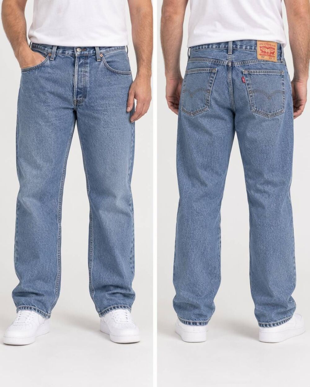 Levi’s 550 Relaxed Fit Jeans Men’s 36x30 Medium Wash Straight Leg Denim